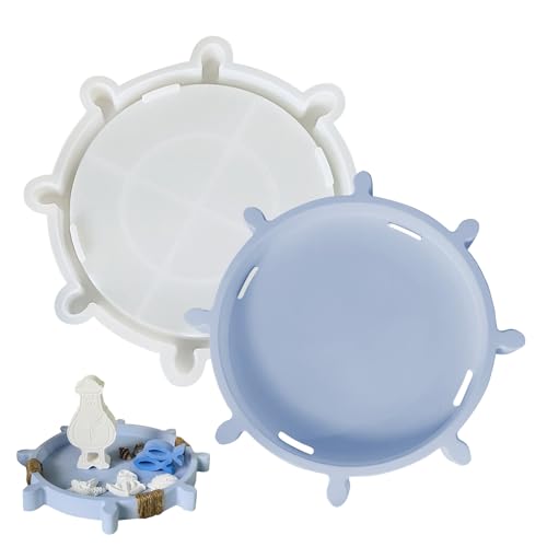 Servierschalenform - Tablettformen Für Epoxidharz - Ruderdesign Kunsthandwerksformen Für Die Herstellung Von Schmucktafeln Hochzeitstisch Dekoration von Fuuxtci
