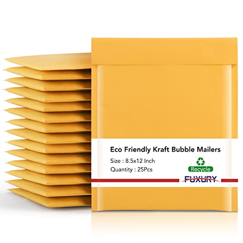 Fu Global 21,6 x 30,5 cm Kraft Bubble Versandtaschen Luftpolstertaschen # 2 25 STÜCK Fu Global 21,6 x 30,5 cm Kraft Bubble Versandtaschen Luftpolstertaschen # 2 25 STÜCK von Fuxury