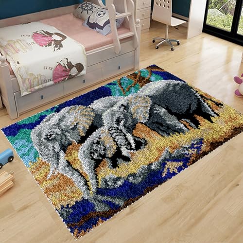 Fveknbhyewng Knüpfteppich Zum Selber Knüpfen - Knüpf-Sets for Kids and Adults - Teppich DIY Handarbeit Selbst Kreuzstich Set Knüpfen Set - Latch Hook Kit - DIY Handwerk Geschenke 60 x 90 cm Fveknbhyewng Knüpfteppich Zum Selber Knüpfen - Knüpf-Sets for Kids and Adults - Teppich DIY Handarbeit Selbst Kreuzstich Set Knüpfen Set - Latch Hook Kit - DIY Handwerk Geschenke 60 x 90 cm von Fveknbhyewng