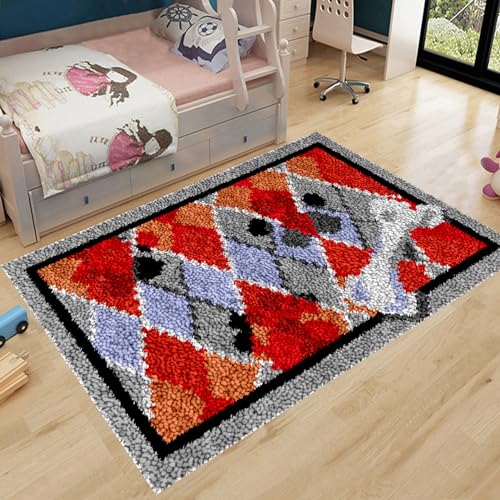 Fveknbhyewng Knüpfteppich zum Selber Knüpfen, DIY Knüpfsets Kreuzstich Teppich Set, Tapisserie Teppich Knüpf-Sets, Knüpfen Set Für Kinder Und Erwachsene DIY Fußabtreter 85 x 115 cm Fveknbhyewng Knüpfteppich zum Selber Knüpfen, DIY Knüpfsets Kreuzstich Teppich Set, Tapisserie Teppich Knüpf-Sets, Knüpfen Set Für Kinder Und Erwachsene DIY Fußabtreter 85 x 115 cm von Fveknbhyewng