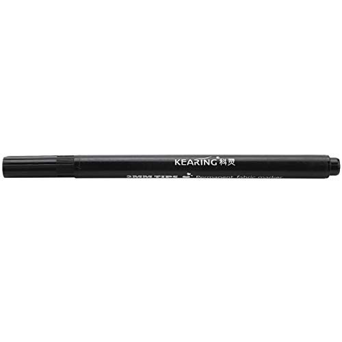 Fvoagaou 1 x Fabric Marker Pens Permanent Farben Für Diy Textile Kleidung T-Shirt Schuhe Schwarz Fvoagaou 1 x Fabric Marker Pens Permanent Farben Für Diy Textile Kleidung T-Shirt Schuhe Schwarz von Fvoagaou