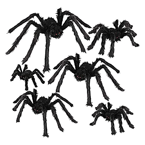 Fvoagaou Spinne Dekor Realistische Haarige Spinnen Set für Draussen Rasen Garten Dekoration Haus Prop von Fvoagaou