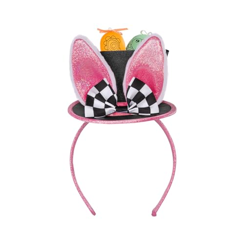 Fycakly Accessoires DIY Ostern Geburtstag Shooting Kaninchen Stirnband Festival Thema Party Dekoration (Black, 25cm) von Fycakly