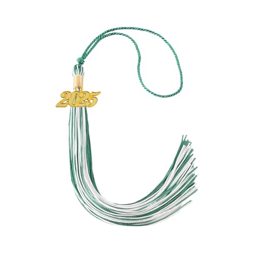 Fycakly Hängedeko Outdoor Abschlussquaste für und Party Dekorative Doktorandenkappe Ornament Abschlusskappe Zubehör Polyestermaterial 40 cm Länge für Feiern (A, One Size) von Fycakly