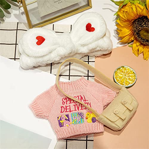 Fycakly Kleidung Hüte Plüschpuppe Kleidung 30cm Kinderspielzeug Zubehör Abnehmbares Zubehör Geschenke D-uck Puppe Plüschtier ​​ Süße Plüschtier Geschenke​​ (C, One Size) von Fycakly