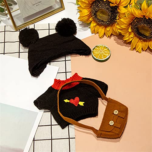 Fycakly Kleidung Hüte Plüschpuppe Kleidung 30cm Kinderspielzeug Zubehör Abnehmbares Zubehör Geschenke D-uck Puppe Plüschtier ​​ Süße Plüschtier Geschenke​​ (G, One Size) von Fycakly