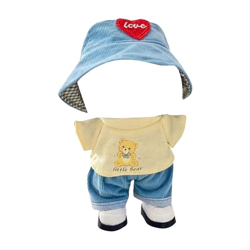 Fycakly Macaron-Anhänger-Kleidung, modisches und trendiges Mart-Puppen-Kleidungszubehör (Kleidungspuppe Nicht im Lieferumfang enthalten), 17 cm ​​ Puppen für Babys​​ (F, A) von Fycakly