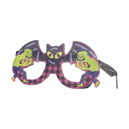 Fycakly Party Accessoires Feiertage! Festliche Halloween-Brille mit Weihnachtsthema, verrückte Partybrille für saisonale Feierlichkeiten, einzigartiges Kostümzubehör (E, 14X10X2CM) von Fycakly