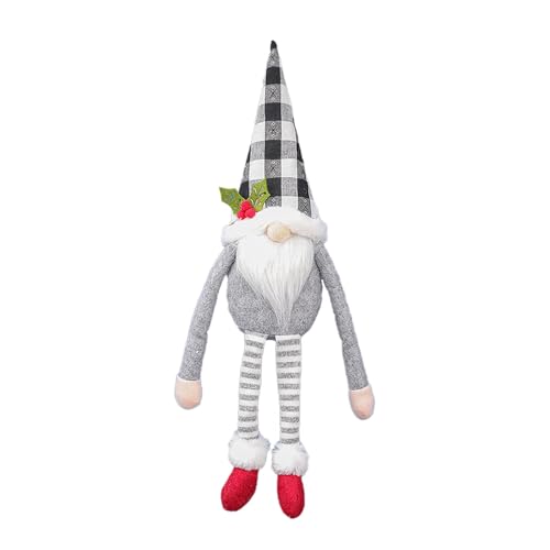 Fycakly Weihnachten Santa GNOME Vorhang Tieback Holdback Drapieren Halter Hotel Tür Fenster Dekoration ​​ Baby Kuscheltier Jungen​​ (B, One Size) von Fycakly