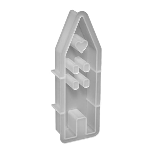 Laternen für Draußen Groß Silikonformen Gießformen Häuser Kerzenformen zum Gießen Silikonform Haus mit Kerzenform Seifenform (Clear, S) von Fycakly
