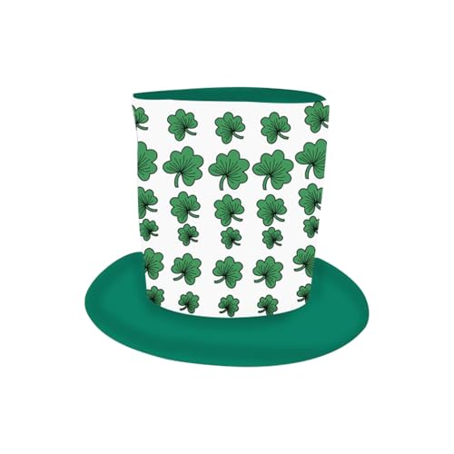 Party Accessoires Lustig Irish Festival Patrick Party Grüner Topper Karneval Irischer Hut Fliege Bart Haarnadel Kostüm St. Patrick es Day Kostüm Requisiten Party Fotoshooting Requisiten (B, 21X31cm) von Fycakly