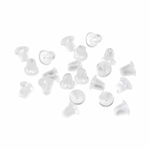 Silikon-Ohrring-Verschlüsse Style Gummi-Ohrring-Verschlüsse Ersatz Lustige Ohrringe (B, A) von Fycakly