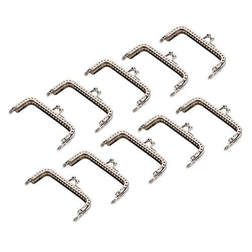 10 Stück Metall Geldbörse Rahmen Vintage Clasp Lock Clip für Geldbörse Tasche Herstellung DIY Zubehör, Dia. 3,3 Zoll von Fydun