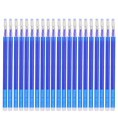 100 Stück Wärmelöschstifte, Nachfüllen von Stoffmarkierungsstiften Wärmelöschbare Stoffnachfüllstempel zum Nähen, Quilten und Schneidern(Blau) von Fydun