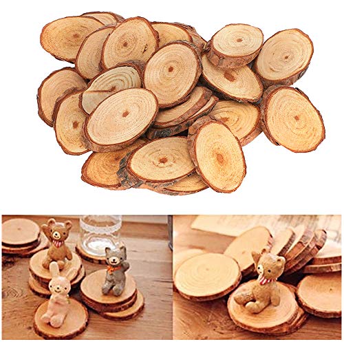 25Pcs Unvollendete Naturholzscheiben Kiefer Oval Stück für Hochzeit Herzstück DIY Home Painting Festliche Dekoration Handwerk 25Pcs Unvollendete Naturholzscheiben Kiefer Oval Stück für Hochzeit Herzstück DIY Home Painting Festliche Dekoration Handwerk von Fydun