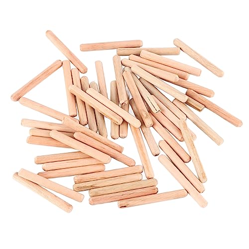 50pcs Massivholzmaterial Holzhandwerk Daukelstifte für Möbelbaugruppen M6*30/40/50 Mm (M6*50 (50pcs)) von Fydun