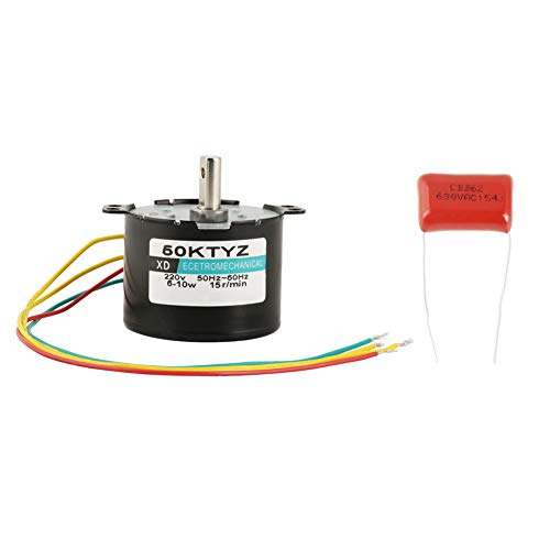AC220V 5-50 U/Min Miniatur Niedriger Geschwindigkeit Großes Moment des Krafts Synchronen Motor CW CCW für Automatisierungssteuerungsforschungsanlagen (15 Kurven) von Fydun