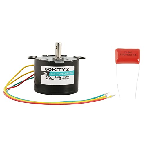 AC220V 5-50 U/Min Miniatur Niedriger Geschwindigkeit Großes Moment des Krafts Synchronen Motor CW CCW für Automatisierungssteuerungsforschungsanlagen (5 Kurven) von Fydun