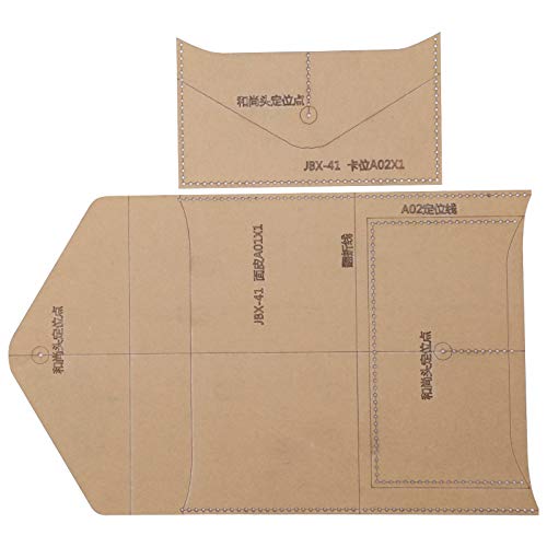 Acryl DIY Vorlage Umschlag Tasche Vorlage Leder Brieftasche Muster Set Making Schablonenset für DIY Leder Bastelwerkzeug Acryl DIY Vorlage Umschlag Tasche Vorlage Leder Brieftasche Muster Set Making Schablonenset für DIY Leder Bastelwerkzeug von Fydun