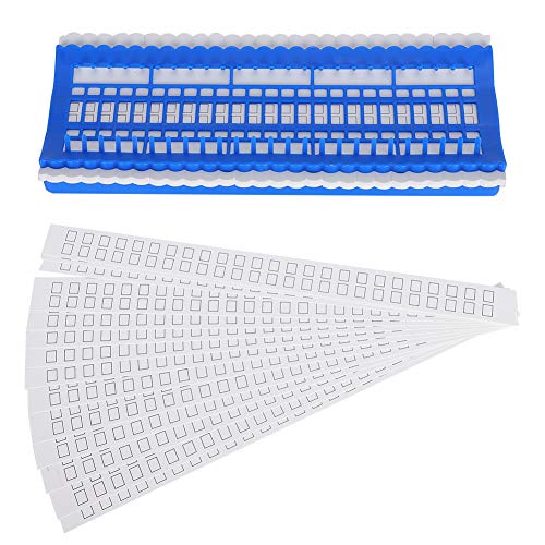 Floss Organizer Stickset Kreuzstichwerkzeug, 50 Positionen Fadenorganisatoren (blau) von Fydun