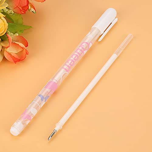 Fydun 0,8 Mm Pastell Gouache Aquarell Gel -Tintenstift mit Wasserbürste Glattes Schreiben, Lebendige Farben (3 Stifte und 5 Kerne) von Fydun