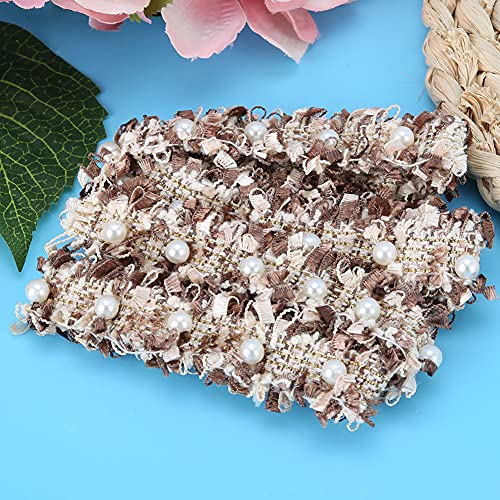 Fydun 2 -Yard Long Lace Edge DIY -Dekloth Accessoire für Heimtextilien (Leichter Kaffee) von Fydun