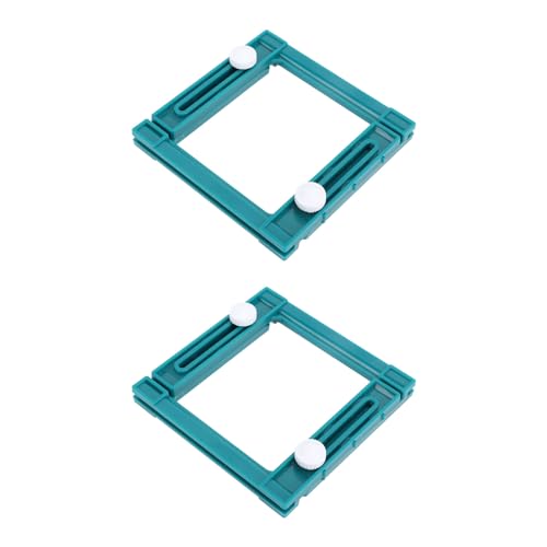 Fydun 2pcs Einstellbare Quastenhersteller Werkzeugquadratische Quastenhersteller für Handgefertigtes Kunsthandwerk für DIY -Liebhaber Abs Material von Fydun