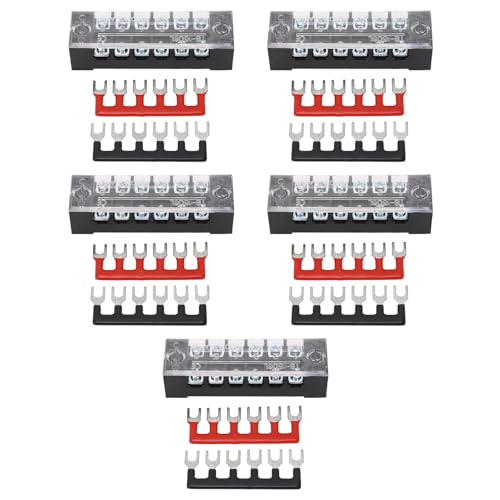 Fydun 6 Positionsanschlussblöcke Schraubenklemmenblock mit Kurzen Barrierenstreifen 15a 600 V für Industriegeräte Fydun 6 Positionsanschlussblöcke Schraubenklemmenblock mit Kurzen Barrierenstreifen 15a 600 V für Industriegeräte von Fydun