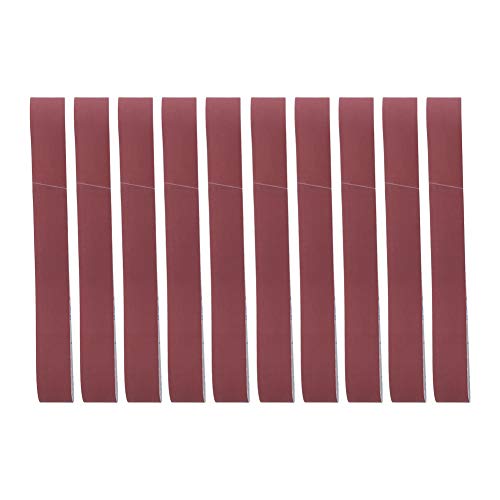 Fydun Alumina -Schleifgürtel Schleiebband Schleifen Polierwerkzeug 740 X 40 Mm 10 Stück für Möbelholzbearbeitung (Körnung 600) von Fydun