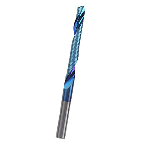 Fydun Einzelflöte Spiralrouter Bit Gerade Shank CNC -Gravur -Endmühle 4x17x45 Schnelles Verarbeitungs -Wolframstahl von Fydun