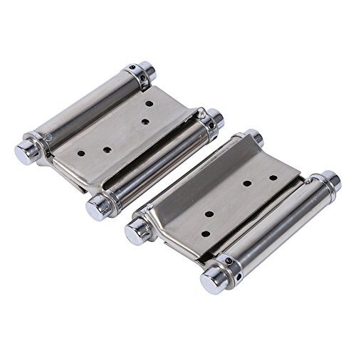 Fydun Tür-Scharnier 2 Stücke 3 '' Zoll Edelstahl Türband Double Action Federscharnier Limousine Cafe Tür Pendeltür Handelsqualität Schwere für Eine Vielzahl von Materialien Pendeltür von Fydun