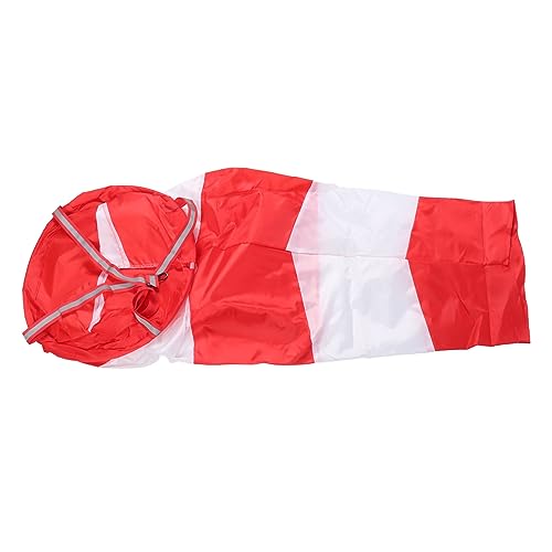 Windsock Leichtes Polyester Windmessung Sockenbeutel für Outdoor Farm Industry Red 100 Cm (A) von Fydun