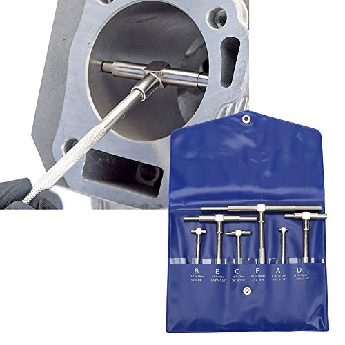 6 Stück 8-150 mm Teleskopmessgerät, Einstellbarer Innendurchmesser Lochmessgerät Vernickelte T-Bohrung Mit Quadratischem Kopf Id Mikrometer-Messwerkzeuge, Für Die Holzbearbeitung, Metallbearbeitung 6 Stück 8-150 mm Teleskopmessgerät, Einstellbarer Innendurchmesser Lochmessgerät Vernickelte T-Bohrung Mit Quadratischem Kopf Id Mikrometer-Messwerkzeuge, Für Die Holzbearbeitung, Metallbearbeitung von Fyearfly