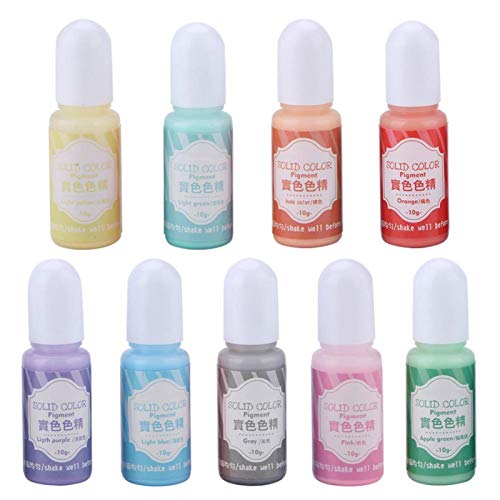 Fyearfly UV-Harzfarbe, Flüssiger Epoxidharz Farben Pigment, 9 Farben UV Harz Färbung Farbstoff Farbstoff Pigment DIY Kunsthandwerk für Anfänger Geschenke für Resin Kunst, Schmuckherstellung Fyearfly UV-Harzfarbe, Flüssiger Epoxidharz Farben Pigment, 9 Farben UV Harz Färbung Farbstoff Farbstoff Pigment DIY Kunsthandwerk für Anfänger Geschenke für Resin Kunst, Schmuckherstellung von Fyearfly