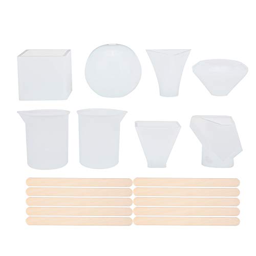 Fyearfly 18-teiliges Epoxidharz-Silikonform-Set für DIY-Schmuckherstellung, erschwingliches Bastelset von Fyearfly