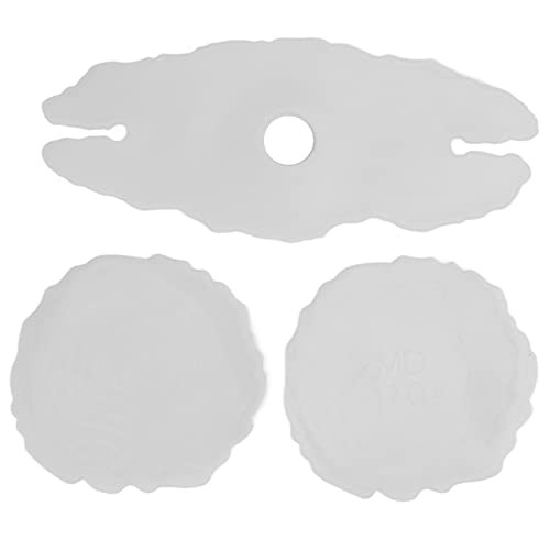 Fyearfly 3-teiliges Weinregal-Formen-Set, Epoxidharz-Silikonschalen, leicht zu entformen, langlebig von Fyearfly