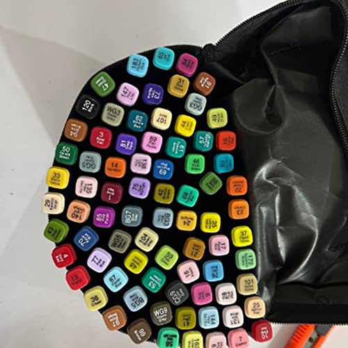 Fyearfly 80 farbige Markerstifte, Doppelkopf-Marker, 80 farbige Zeichenmarker mit Handtasche zum Malen Fyearfly 80 farbige Markerstifte, Doppelkopf-Marker, 80 farbige Zeichenmarker mit Handtasche zum Malen von Fyearfly