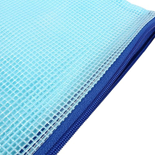 Fyearfly Dokumententaschen, A5, Kunststoff, Reißverschluss, Dokumentenmappe, Aufbewahrungstaschen, 20 Stück, blau, schützende Dokumententaschen mit Reißverschluss Fyearfly Dokumententaschen, A5, Kunststoff, Reißverschluss, Dokumentenmappe, Aufbewahrungstaschen, 20 Stück, blau, schützende Dokumententaschen mit Reißverschluss von Fyearfly