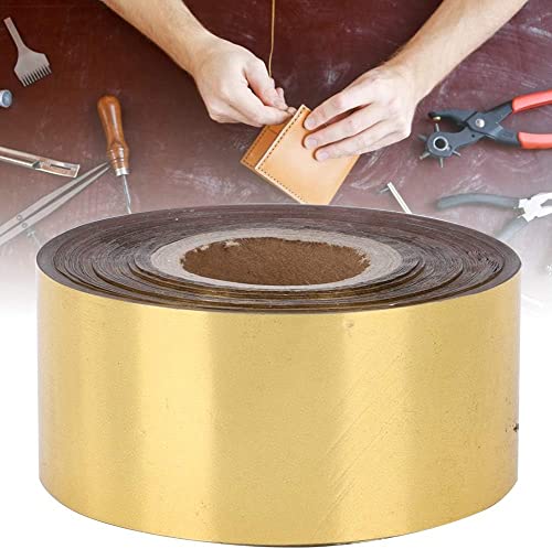 Fyearfly Hot Stamping Paper Heißfolienpräge Papier, 120 Meter 3 cm Breite, Metallic Folienpapier, Wärmeübertragung Bronzing DIY Papier Dekoration Zubehör für Lederpapier(Gold) von Fyearfly