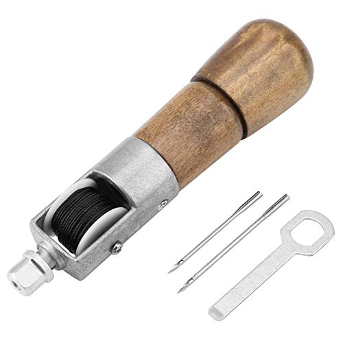 Fyearfly Lederwerkzeug Ahle, DIY Lederhandwerk Nähen Ahle Loch, Vorstecher Mit Holzgriff, Nähahle mit 2 Ersatznadeln und Holzgriff Für DIY Handwerkzeug Fyearfly Lederwerkzeug Ahle, DIY Lederhandwerk Nähen Ahle Loch, Vorstecher Mit Holzgriff, Nähahle mit 2 Ersatznadeln und Holzgriff Für DIY Handwerkzeug von Fyearfly