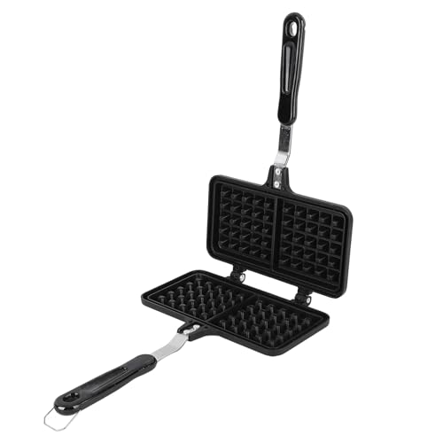 Fyearfly Ofenplatte Waffeleisen Pfanne Antihaft-Aluminium, gleichmäßige Erwärmung für schnelles Frühstück von Fyearfly