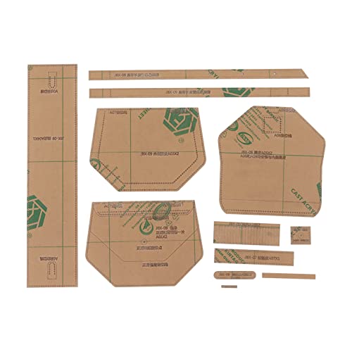 Fyearfly Schultertaschen-Vorlage für Bastelarbeiten, klares Acrylmuster für präzise Lederverarbeitung Fyearfly Schultertaschen-Vorlage für Bastelarbeiten, klares Acrylmuster für präzise Lederverarbeitung von Fyearfly