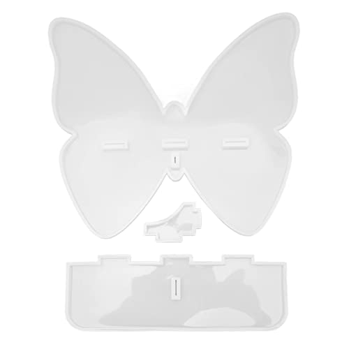 Fyearfly Silikon-Formen-Set für selbstgemachte Kristall-Epoxidharz, einzigartige Wandhalterung, Schmetterlings-Regal, Aromatherapie-Bastelarbeiten, 3-teilig von Fyearfly