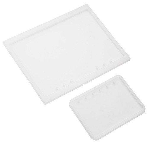 Fyearfly Silikonformen-Set in Notizbuchform, für Epoxidharz-Bastelarbeiten, langlebig und vielseitig, ideal für individuelle Notizblock-Abdeckungen, 2 Stück von Fyearfly