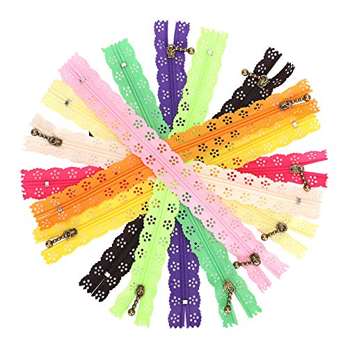 Fyearfly Spitzenreißverschluss 10 Stück 20 cm Spitzenreißverschluss, Gemischter Stil, Knospen-Seidenform, Nylon, Nähen, Bekleidungszubehör, DIY, Handgefertigt für Kleidung Tasche Mäppchen Kissenbezug Fyearfly Spitzenreißverschluss 10 Stück 20 cm Spitzenreißverschluss, Gemischter Stil, Knospen-Seidenform, Nylon, Nähen, Bekleidungszubehör, DIY, Handgefertigt für Kleidung Tasche Mäppchen Kissenbezug von Fyearfly