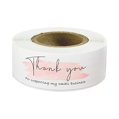 Fyearfly Thank You Aufkleber mit Aufschrift "Thank You", rechteckig, beschreibbar, DIY-Verpackungsaufkleber, 7,5 x 2,5 cm von Fyearfly
