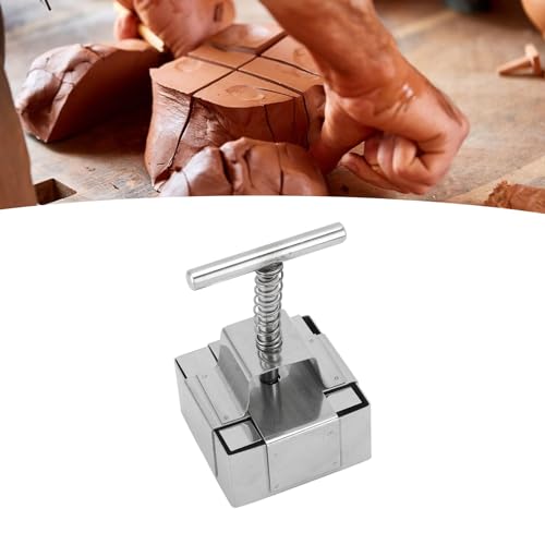 Tonausstecher aus Edelstahl, Federbelasteter Kolben, Präzises Schneiden, Handgefertigt, Kuchenschneider, Form, Backen, Gebäck, Ausstecher für Kekse, Salate, Desserts von Fyearfly