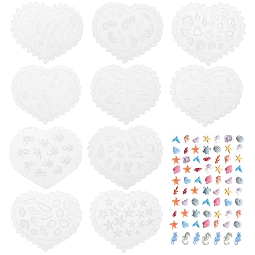 10 Stück Polymer Clay Formen Silikon Schnitzerei Mini Muster Verschiedene DIY Design für Ohrringe Ringe Halskette Andere Süßigkeiten Kekse Kuchen Schmücken (189,188,187,186,185,184,182,179,177,13) von Fyeme