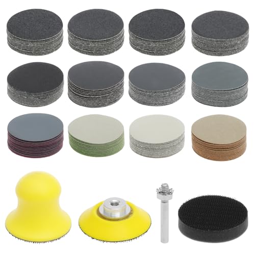 184 Stück Schleifscheiben Pad Kit 50mm Klett Nasse Trockene Schleifpads 60/80/100/150/240/400/800/1200/2000/3000/5000/10000 Schleifscheiben Adapter für Metall Holz Glas Auto Polieren 184 Stück Schleifscheiben Pad Kit 50mm Klett Nasse Trockene Schleifpads 60/80/100/150/240/400/800/1200/2000/3000/5000/10000 Schleifscheiben Adapter für Metall Holz Glas Auto Polieren von Fyeme