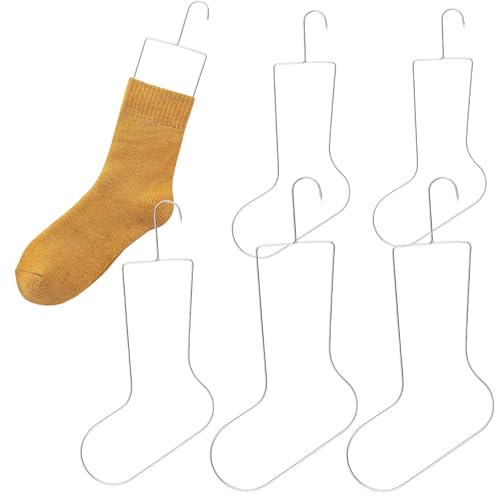 6 Stück Sockenspanner Metall Sockenbretter Set 3 Größen Glatte Kanten Sockenblocker Geeignet zum Trocknen Formen Glätten Präsentieren von Handgestrickten und Handgewaschenen Socken von Fyeme